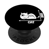 Illusion d'optique amusante chat ou oiseau - Philosophe PopSockets PopGrip Interchangeable
