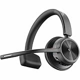 Poly - Voyager 4310 UC Wireless Headset (Plantronics) - Single-Ear Headset w/Mic - Connect to PC/Mac via USB-A Bluetooth Adapter, Cell Phone via Bluetooth - Works with Teams (Certified), Zoom & More
