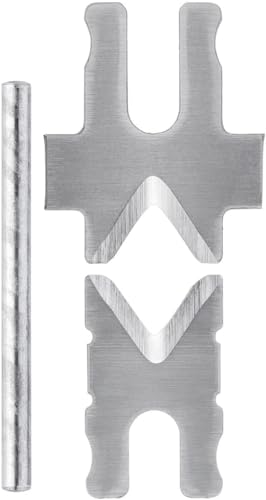 KNIPEX 1 Paar Ersatzmesser fĂĽr 12 62 180 20 mm, 12 69 21