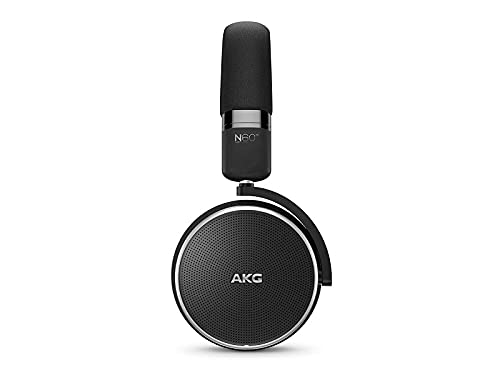 AKG AKGN60NCBTBLK Kabelloser On-Ear-Kopfhörer mit aktivem Noise-Cancelling schwarz - Image 4
