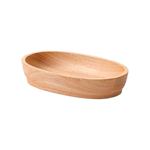 Plateau De Service en Forme De Bateau - Plateau Vintage Rustique Petit en Bois Massif Forme Bateau - De Service pour Pièce Maîtresse De Table - pour Sauces Bonbons...