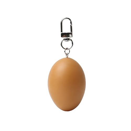 ZQTSANKESL 1pcs delicious simulated egg pendant, backpack hanging creative simulated