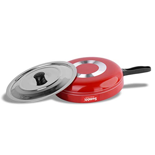 Image of Sumeet 2.6mm Non stick Fry Pan - 2 Ltr - 24cm Dia (Red)