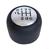 Schalthebelknauf mit 6 Gängen plus Rückwärtsgang für DS Autos, mattes Finish, Handball-Schaltkopf, kompatibel mit Links- und Rechtslenker-Fahrzeugen