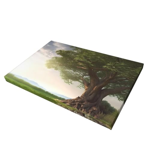 Toile murale moderne arbre tableau déco salon cuisine 30x45