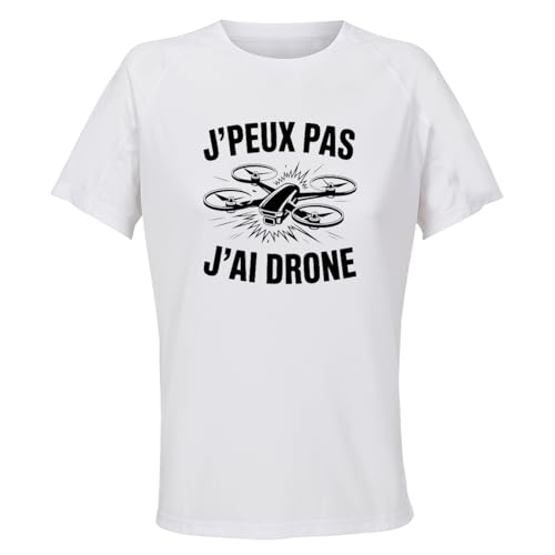 T-shirt respirant drone pour femme maillot de sport idéal pour le pilotage et le running