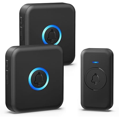 Wireless Doorbell 1000ft Range, Loud Waterproof Door Bell with 60 Melodies