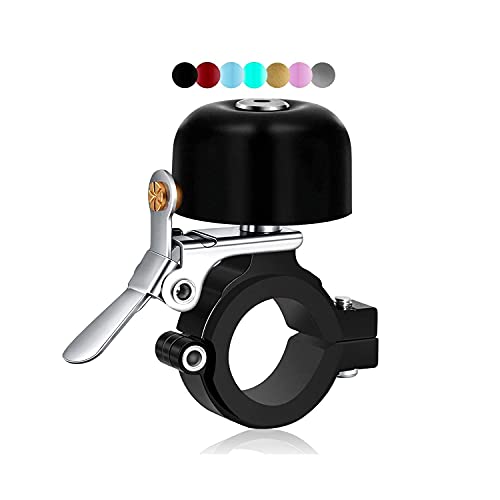 Fahrradklingel Retro-Optik Von M-WAVE – Laut, Aus Messing, Für Lenker 22,2-31,8 Mm