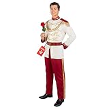 Morph White Prince Costume Men Prince Charming Costume Adult Outfit Men Storybook Halloween Costumes For Mens Royal Large