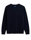 Modisch in Blau GANT Herren Pullover Wolle Modisch Einfarbig Blau XXL