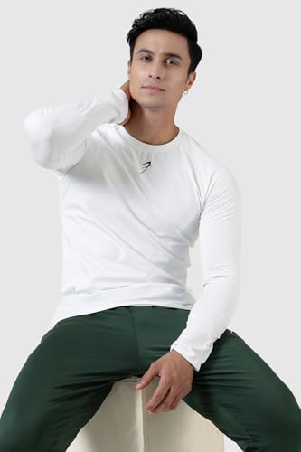 Image of FUAARK Men's Full Sleeves Gym Slim Fit T-Shirt