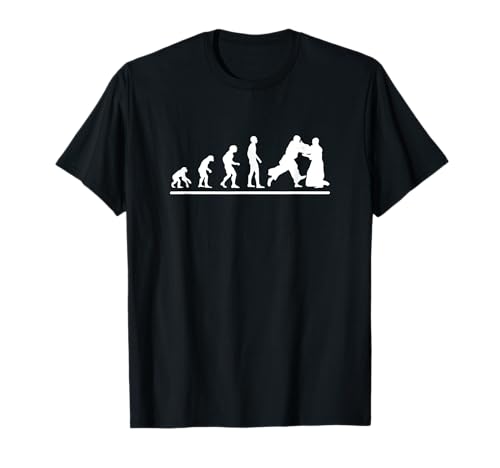 Aikido Evolution Hombres Divertido Aikido Camiseta