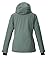 killtec Damen Skijacke/Funktionsjacke mit abzippbarer Kapuze und Schneefang KSW 25 WMN SKI JCKT, grüngrau, 40, 43411-000