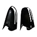 Exterior Rearview Mirror Cover Cap Gloss Black Left Right Compatible with Mercedes Benz CLS C219 W219 CLS280 300 320 350 2009-2011(Black)