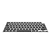 Produktbild kwmobile Silikon Tastaturschutz für Apple MacBook Air 15 M3 2024 A3114 - QWERTY US Keyboard Cover Abdeckung - Schwarz