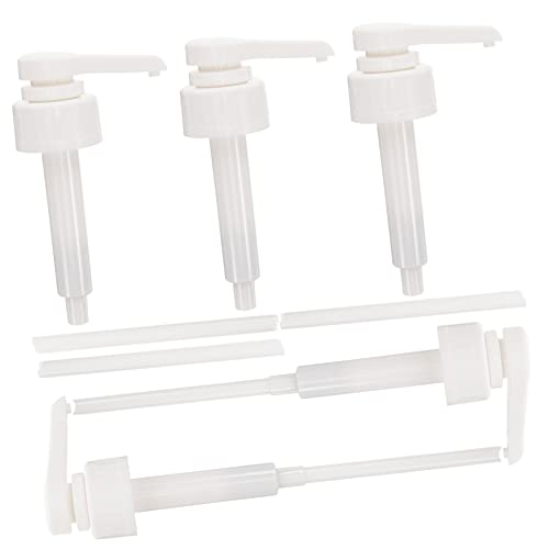 NAMOARLY Syrup Pump Plastic Oil Bottle Dispenser Pump Head for Condiment Shampoo
