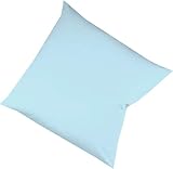 fleuresse Mako Satin Kissenbezug Colours Uni, Farbe:6058 Eisblau, Größe:80x80 cm