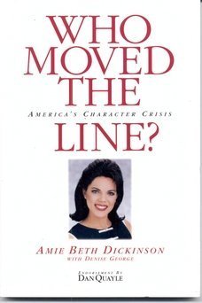 Paperback Who moved the line?: America's character crisis Book