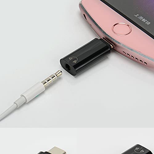 Adaptateur USB-C Vers Jack 3,5 Mm - Pour Casque, Ordinateur Portable, Téléphone, Qualité Son HD