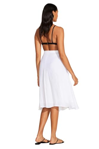 Women's Swimwear EcoLinen Lana Linen Wrap Skirt Swimsuit Cover Up2