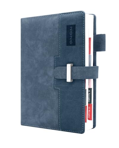 HW CASA Agenda Giornaliera 2026 A5（Gen.-Dic.2026）- con Festività Multilingue (DE/IT/ES/EN/FR),