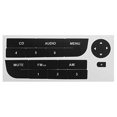Really miss you Car Parts Black Car Radio Button Repair Sticker Cover