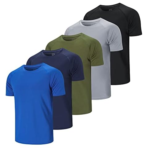 Cimic 5 Pack Men's Moisture Wicking Tops Cover