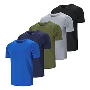 Cimic 3, 5 or 7er Pack Sport Tshirts Herren Funktionsshirt Schnelltrocknend Atmungsaktive Trainingsshirt Fitness Laufshirt Kurzarm