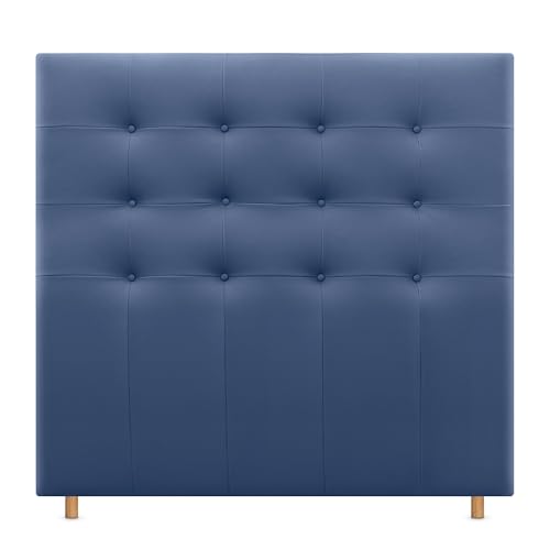 DHOME Cabecero Tapizado Capitoné Suelo