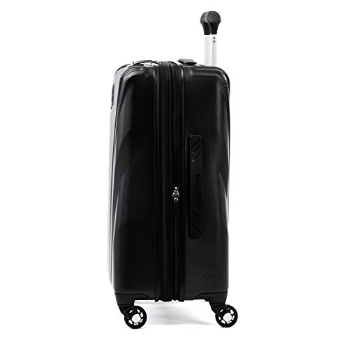 Travelpro Maxlite 5 Hardside Lightweight Expandable Luggage, Black, Carry-On 21-Inch