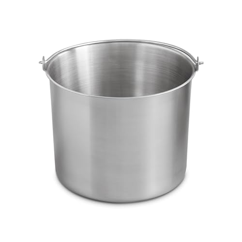 SPRINGLANE Recipiente Acero Inoxidable para heladera, Recipiente de Repuesto, Recipiente de Mezcla, Heladera Elisa