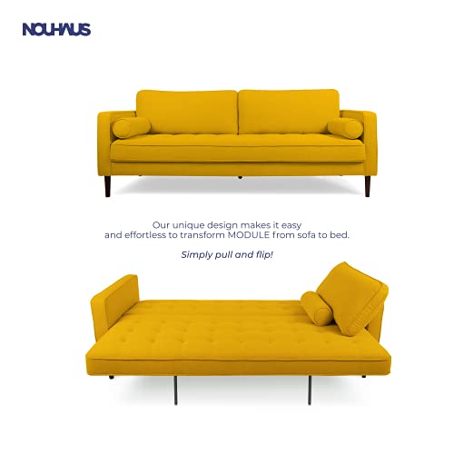 Nouhaus Module, Sleeper Sofa Bed Couch. 7Ft Luxury Convertible Sofa Futon Bed With No Roll Together Latex. Pull Out Couch Bed For Bedroom Couch, Small Apartment Furniture Sofas Or Rv Couch #TOP1
