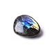 UU UNIHOM 0.78in-1.18in Natural Labradorite Large Heart Stones Healing Crystals Gemstones Gifts Heart Shaped Rocks for Home Decor Reiki Meditation Women