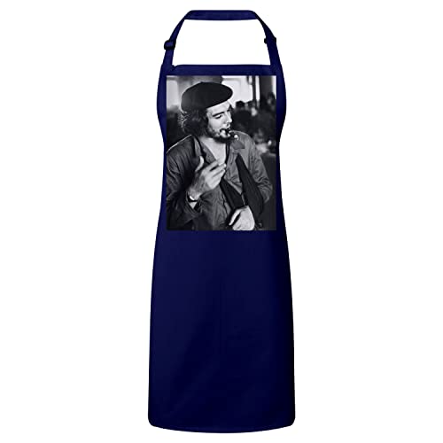 Tablier Che Guevara Cuba 1959 en bleu marine imprimé Fabulous