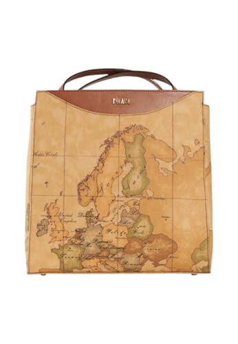 Alviero Martini 1a Classe sac à main naturel cuir imprimé géo
