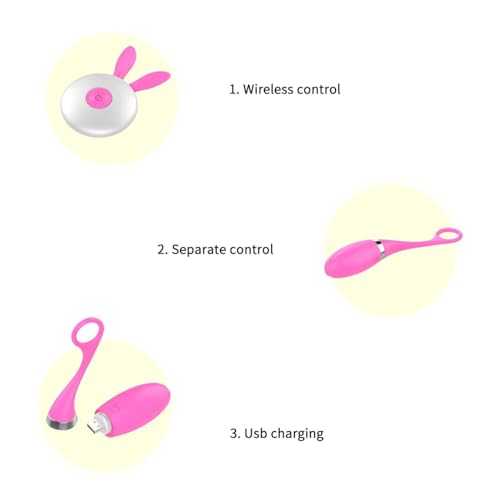 Oeuf vibrant télécommandé à pulsations variables pour masturbation point G