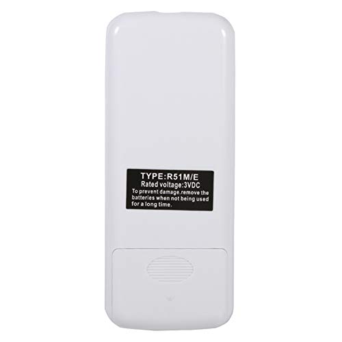Controlador de Aire Acondicionado, Control Remoto Práctico de bajo Consumo de Energía, Moda Cómoda, Conveniente, Compatible con Midea R51M / E