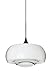 Besa 1XT-2633CL-BR One Light Pendant from Focus Collection