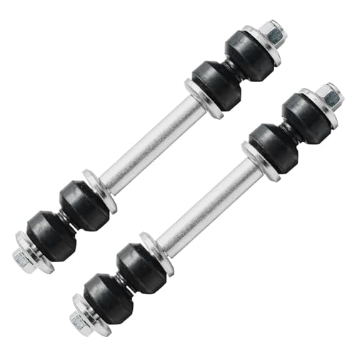 Image of Detroit Axle - 8PC Front Lower Control Arm Bracket w /Ball Joint and Sway Bar Link Kit for 2008 2009 Chevrolet Trailblazer GMC Envoy 2008 Saab 9-7x