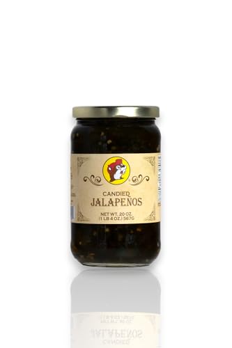 Buc-ees Candied Jalapenos in a Resealable Jar, Gluten Free, 20 Ounces image 3