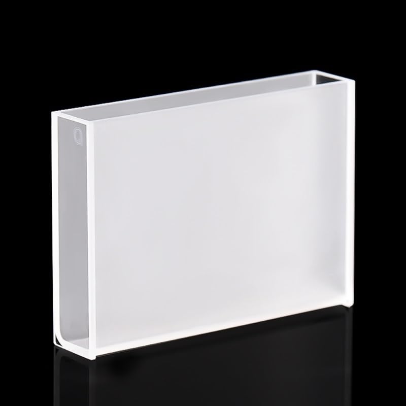 Cuvette en quartz 60 mm pour spectrophotomètre et analyses de laboratoire