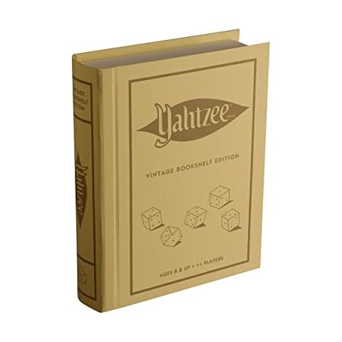 WS Game Company Yahtzee Vintage Bookshelf Edition Cover