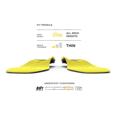 Superfeet Hockey Performance Insoles for Hockey Players with EVOLyte Carbon Fiber & Arch Support - Skate Size 7-8