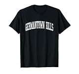 Germantown Hills Illinois IL Vintage Athletic Sports Design T-Shirt