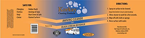 Korkay 19604 Awning Cleaner And Black Streak Remover 1 Gallon Bottle thumb #1