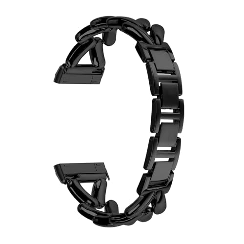 [XGYOMVB] Versa 3 Sense �X�g���b�v �X�e�����X�X�`�[���o���h ���f�B�[�X �����Y �c�C�X�g�h�����V�F�C�v ���^���u���X���b�g Correa Sense 2 Versa4 �p(Black,Versa3 Versa4)