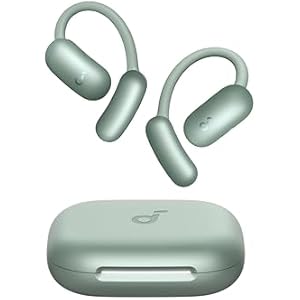 soundcore AeroFit 2 by Anker, Open-Ear Kopfhörer, KI-Übersetzung, anpassbare Ohrbügel, Fester Halt, tiefer Bass, Hi-Res Audio, 42h Spielzeit, Bluetooth 5.4, kabellos Laden, IP55, klare Anruf