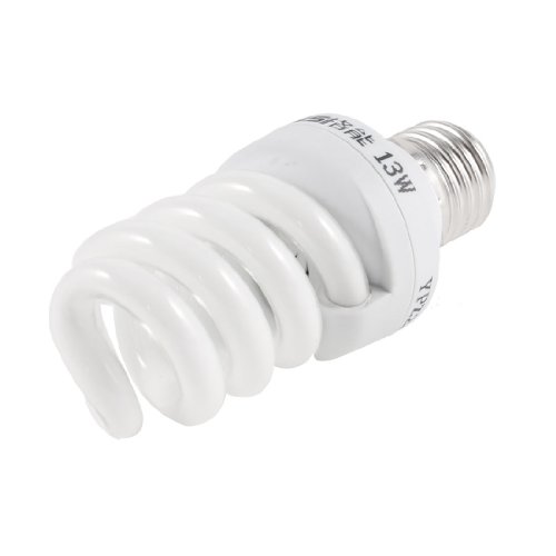 Ruilogod AC 220V 13W spiral fluorescent bulb bulb E27 white light