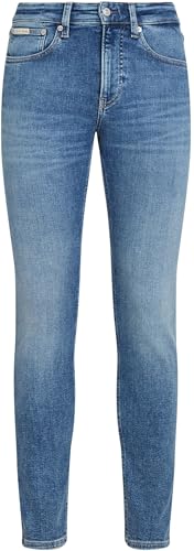 Calvin Klein Herren Jeans Hose Skinny Fit, Blau (Denim Light), 28W/36L – Ansicht 5