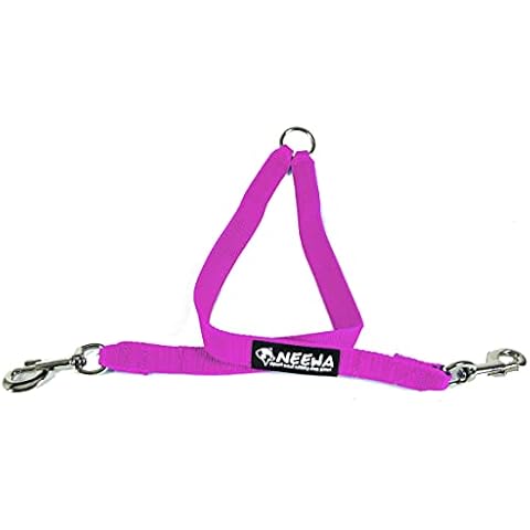 Neewa Leash Splitter to Walk 2 Dogs (One-Size-Fits-All, Pink) Cover
